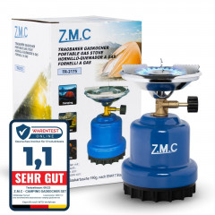 ZMC ZMC Gaskocher Campingkocher Gaskocher Shisha Kohleanzunder Stechgaskartusche Herd, (Maximale Temperatur: 1100W / Gewicht: 520g), Butangasbrenner Kartuschenkocher Kochfeld fur Festivals, Wanderungen  Газовая плита ZMC, походная плита, газовая плита, уг
