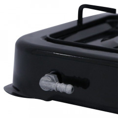 Melko Melko Gaskocher Gaskocher Campingkocher 1 flammig Gasherdplatte Camping Kochfeld, (1-St), Flamme stufenlos regulierbar durch Drehknopf  Газовая плита Melko, газовая плита, походная плита, 1 пламя, газовая плита, походная плита, (1 шт.), пламя плавно