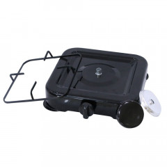 Melko Melko Gaskocher Gaskocher Campingkocher 1 flammig Gasherdplatte Camping Kochfeld, (1-St), Flamme stufenlos regulierbar durch Drehknopf  Газовая плита Melko, газовая плита, походная плита, 1 пламя, газовая плита, походная плита, (1 шт.), пламя плавно