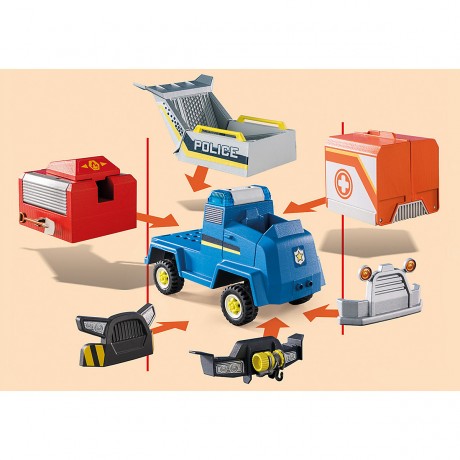 PLAYMOBIL PLAYMOBIL 70915 Duck on Call- Polizei Einsatzfahrzeug PLAYMOBIL 70915 Полицейский автомобиль Duck on Call