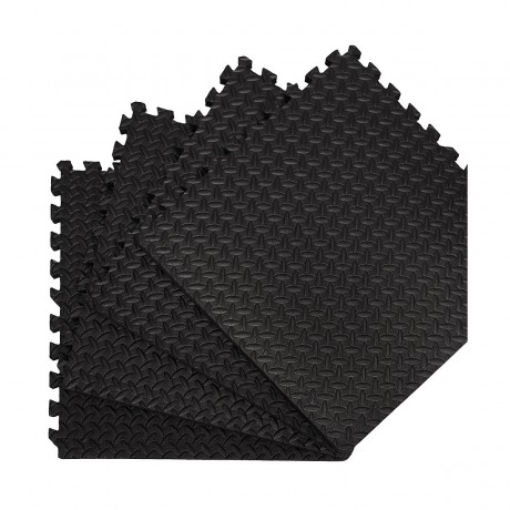 eyepower Puzzlematte Schwarz 63x63x2 12 Matten als Set Коврик-пазл черный 63x63x2 12 матов в комплекте