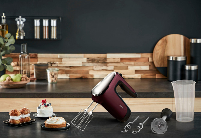 Tefal Tefal Handmixer HT6525 Powermix Silence, 600 W, leistungsstarker 600-W-Motor Ручной миксер Tefal HT6525 Powermix Silence, 600 Вт, мощный двигатель 600 Вт