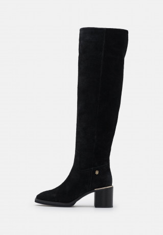 Tommy Hilfiger BELT BOOT Over-the-knee boots black BELT BOOT Сапоги выше колена черный