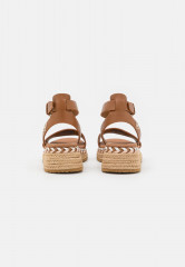 Tommy Hilfiger LOW WEDGE  Espadrilles summer cognac НИЗКАЯ КЛЕТКА Эспадрильи летний коньяк