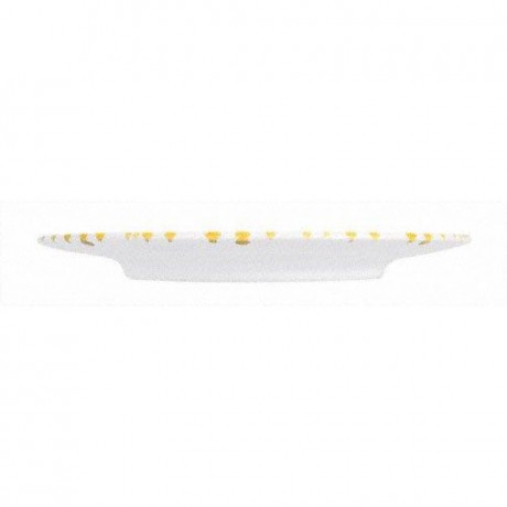 Gmundner Keramik Gmundner Keramik Gelbgeflammt Dessertteller / Fruhstucksteller Gourmet d: 22 cm / h: 2,2 cm Gmundner керамическая тарелка для десерта с желтым пламенем / тарелка для завтрака для гурманов d: 22 см / высота: 2,2 см