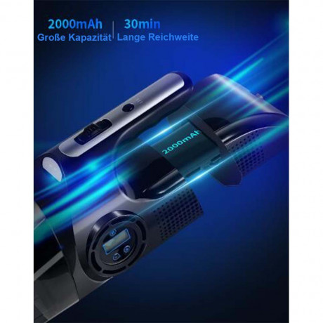 TUABUR TUABUR Akku-Handstaubsauger Kabelloser, wiederaufladbarer tragbarer Handstaubsauger mit 9000 PA, Ausgestattet mit 2000-mAh-Akku, 4-in-1-multifunktionaler kabelloser Handstaubsauger fur Zuhause und Auto, Geeignet fur Autos, Wohnungen und Buros  Бесп