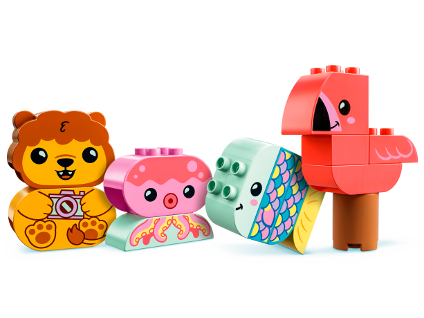 Lego Badewannenspass: Schwimmende Tierinsel Веселье в ванне: плавучий остров животных