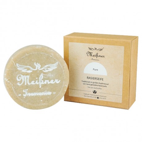 Meissner Tremonia Rasierseife, Kartonschachtel Pure  Мыло для бритья, картонная коробка Pure