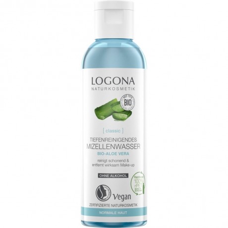 Logona Tiefenreinigendes Mizellenwasser Bio-Aloe Vera Глубоко очищающая мицеллярная вода с органическим алоэ вера