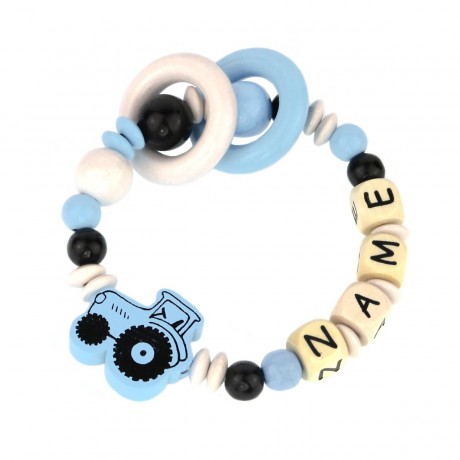 elefantasie Greifling Traktor personalisiert mit Namen Игрушечный трактор-клатч персонализированный с именем