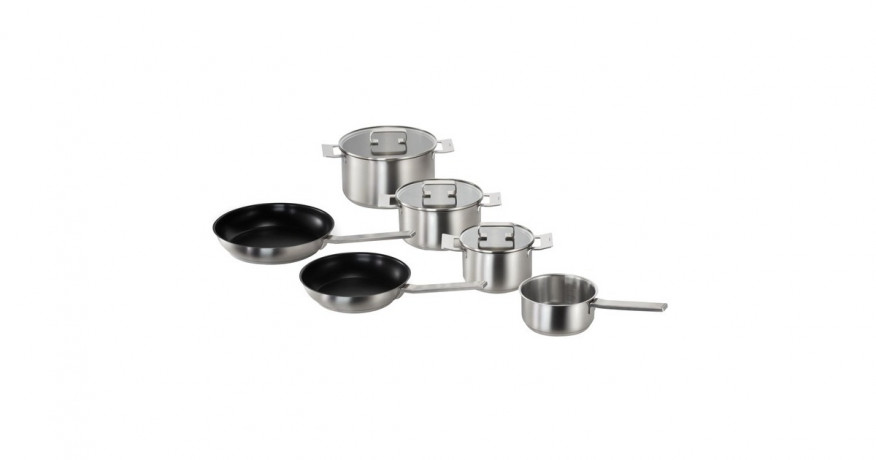 Siemens Siemens Topf-Set HZ9SE060 edelstahl, 6-teilig, fur Induktion  edelstahl Набор кастрюль Siemens HZ9SE060 нержавеющая сталь, 6 предметов, для индукции