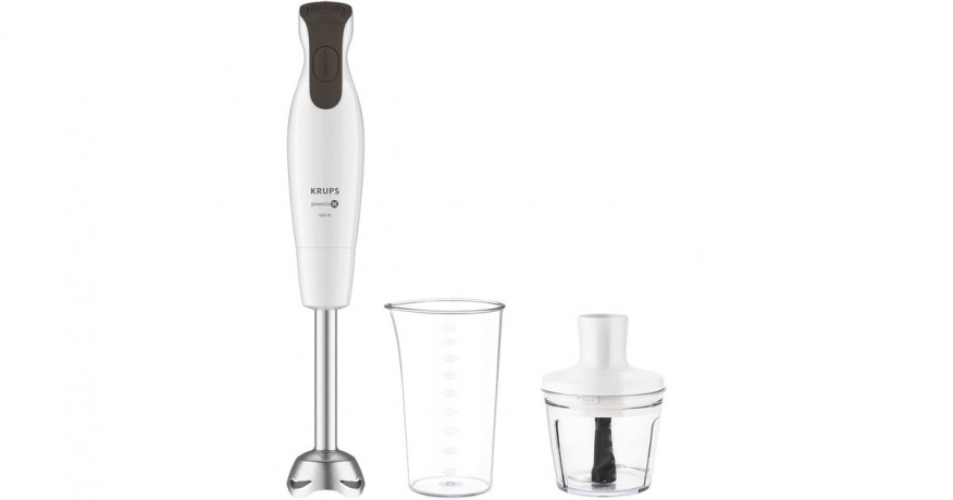 Krups Krups Perfect Mix 6000, Stabmixer weiss/grau  weiss/grau Krups Perfect Mix 6000, погружной блендер белый/серый