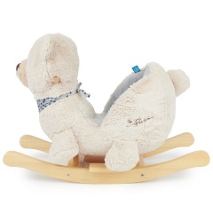 bieco Schaukelpferd Plusch Bar Schaukeltier 60 cm Baby Wippe Holz Spielzeug ab 9 M Schaukeltiere Лошадка-качалка Плюшевая перекладина Животное-качалка 60 см Детская качалка Деревянная игрушка от 9 м Животные-качалки