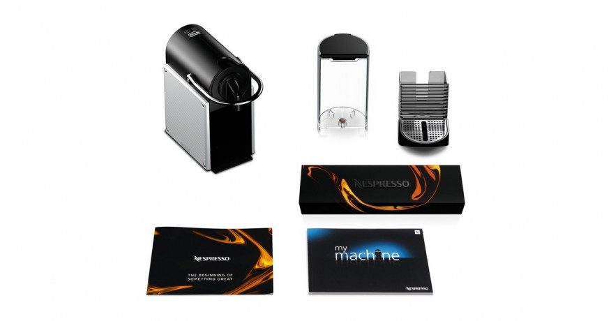 DeLonghi DeLonghi Nespresso Pixie EN 124.S, Kapselmaschine silber silber DeLonghi Nespresso Pixie EN 124.S, капсульная машина серебристый