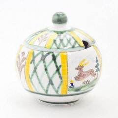 Gmundner Keramik Gmundner Keramik Jagd Zuckerdose glatt mit Ausschnitt 10 cm Керамическая охотничья сахарница Gmundner гладкая с вырезом 10 см