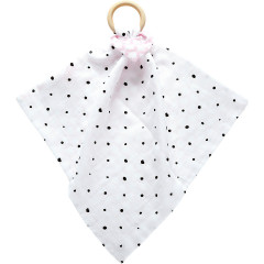 Motherhood Schmusetuch mit Beissring aus Holz Одеяло с деревянным кольцом для прорезывания зубов