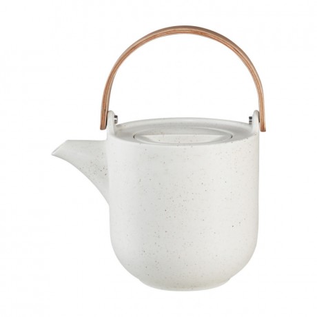 ASA SELECTION ASA Coppa Sencha Teekanne mit Edelstahlfilter und Holzgriff 0,60 L / h: 12 cm Заварочный чайник ASA Coppa Sencha с фильтром из нержавеющей стали и деревянной ручкой 0,60 л / высота: 12 см