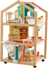KidKraft Stylish Mansion Puppenhaus mit EZ Kraft Assembly Стильный кукольный домик Mansion с EZ Kraft Assembly
