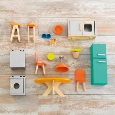 KidKraft Stylish Mansion Puppenhaus mit EZ Kraft Assembly Стильный кукольный домик Mansion с EZ Kraft Assembly