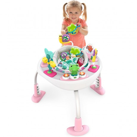 Bright Starts Spiel- und Springzentrum Bounce Bounce Baby 2-in-1 inkl. Spieltisch Центр для игр и прыжков Bounce Bounce Baby 2-в-1