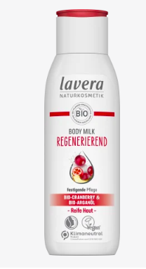 lavera  Körpermilch Regenerierend mit Bio-Cranberry & Bio-Arganöl, 200 мл