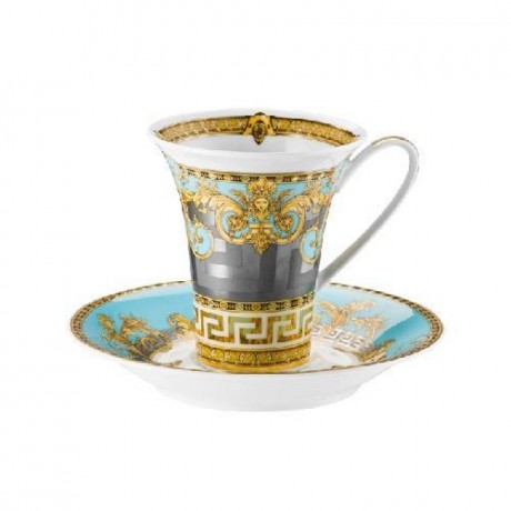 Rosenthal meets Versace Rosenthal Versace Prestige Gala Le Bleu Kaffeetasse 0,18 L 2-tlg. Чашка для кофе Rosenthal Versace Prestige Gala Le Bleu 0,18 л, 2 шт.