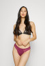 Tommy Hilfiger THONG Thong burgundy ТОНГ стринги Бургундия