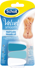 Scholl Средство для ухода за ногтями Velvet Smooth 3-Schritt Nachfüll-Aufsätze für elektrische, 3 шт