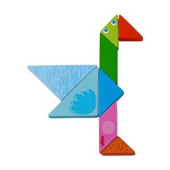 Haba HABA 305777 Legespiel Bunter Tangram-Mix HABA 305777 Пазл Разноцветный танграм микс