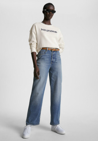 Tommy Hilfiger REG MONOTYPE EMB Sweatshirt weathered white REG MONOTYPE EMB Толстовка выветрившийся белый