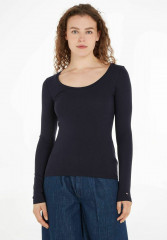 Tommy Hilfiger LANGARM Long sleeved top marine LONG SLEEVE Топ с длинными рукавами морской