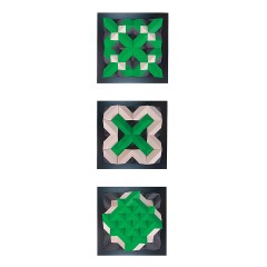 SINASPIELZEUG Holzspielzeug Bausteinspiel PYROM grun Деревянный строительный блок игра PYROM зеленый