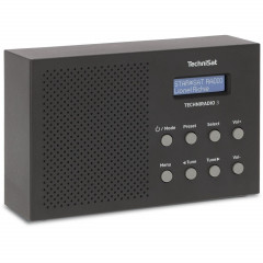 TechniSat TechniSat TECHNIRADIO 3 kompaktes/portables Gerat mit DAB+ oder klassischem UKW Digitalradio (DAB) schwarz Компактное/портативное устройство TechniSat TECHNIRADIO 3 с DAB+ или классическим цифровым FM-радио (DAB)