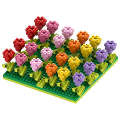 BRIXIES 3D-Bausatz Tulpenfeld 3D комплект Тюльпановое поле