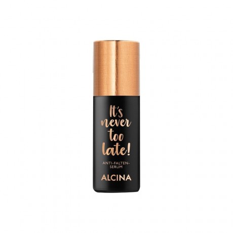 Alcina It?s Never Too Late! Anti-Falten Serum  Никогда не поздно! Сыворотка против морщин
