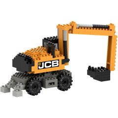 BRIXIES 3D-Bausatz JCB Bagger 3D модель Экскаватор JCB