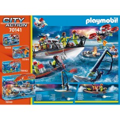 PLAYMOBIL PLAYMOBIL 70141 Seenot: Polarsegler-Rettung mit Schlauchboot PLAYMOBIL 70141 бедствие на море: спасение полярных моряков с помощью надувной лодки