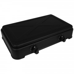 bahama bahama Gaskocher Profi Gaskocher 2-flammig Camping-Kocher mit Anschluss Druckminderer DUO - 2-flammig mit Anschluss Газовая плита Bahama профессиональная газовая плита походная плита с 2 конфорками и подключением редуктора давления