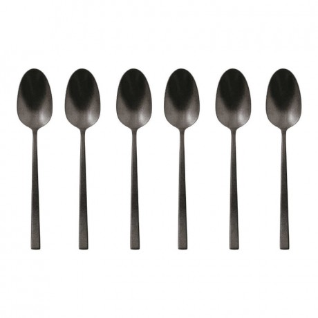 Sambonet Sambonet Rock Diamond - Edelstahl / PVD 2Black Mokkaloffel Set 6-tlg. Sambonet Rock Diamond - Нержавеющая сталь / PVD 2Черный набор ложек для мокко, 6 предм.