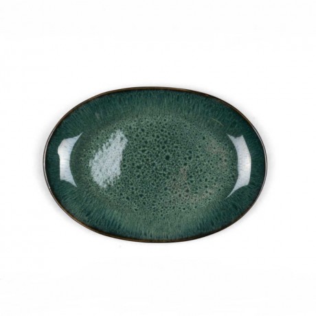 Bitz Bitz Gastro black / green Platte oval 36x25 cm Bitz Gastro блюдо овальное чёрно-зелёное 36x25 см
