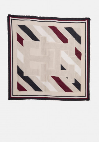 Tommy Hilfiger ICONIC SQUARE Foulard rouge mix ICONIC SQUARE платок смесь румян