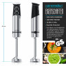 Arendo Arendo Stabmixer, 1500 W, Purierstab Edelstahl, stufenlose Geschwindigkeit + Turbotaste  Ручной блендер Arendo, 1500 Вт, очищающий стержень из нержавеющей стали, постоянная скорость + кнопка турбо.