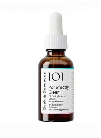 Geek & Gorgeous Porefectly Clear Serum Сыворотка для лица с салициловой кислотой 2%, от акне и черных точек, для жирной и комбинированной кожи, 30 мл
