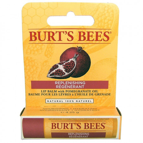 Burt's Bees Pomegranate Lip Balm Blister 4,25 g Блистеры с гранатовым бальзамом для губ