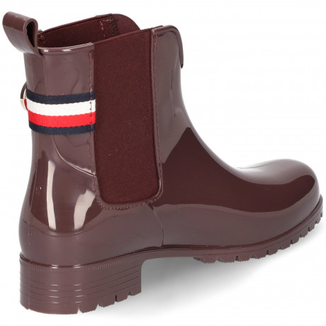 Tommy Hilfiger HARDWARE Wellies Deep Burgundy ОБОРУДОВАНИЕ Резиновые сапоги глубокий бордовый