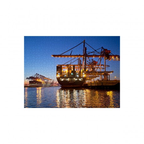 CALVENDO Puzzle CALVENDO Puzzle Eurokai und Burchardkai Пазл CALVENDO Пазл Eurokai и Burchardkai