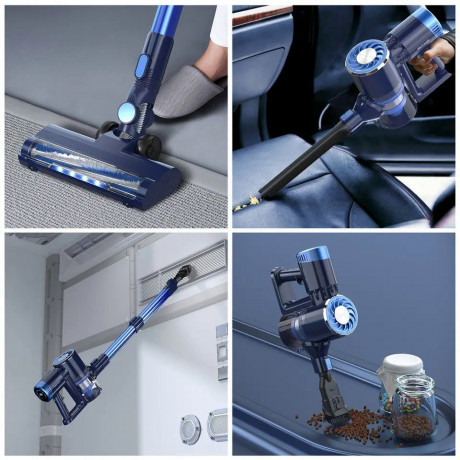 Tocmoc Tocmoc Akku-Stielstaubsauger PCare Akku-Staubsauger 4 in 1 Stick P3, Echtzeit-Leistungsanzeige, 210,00 W, beutellos, 65000 U/min, 2 Geschwindigkeiten, 4-Stufen-Filtration  Беспроводной пылесос Tocmoc Беспроводной пылесос PCare 4 в 1 с ручкой P3, от