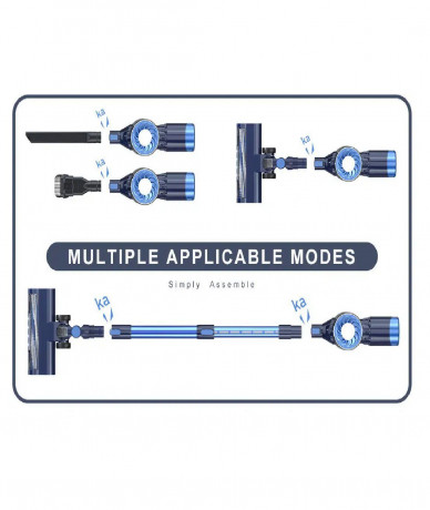 Tocmoc Tocmoc Akku-Stielstaubsauger PCare Akku-Staubsauger 4 in 1 Stick P3, Echtzeit-Leistungsanzeige, 210,00 W, beutellos, 65000 U/min, 2 Geschwindigkeiten, 4-Stufen-Filtration  Беспроводной пылесос Tocmoc Беспроводной пылесос PCare 4 в 1 с ручкой P3, от