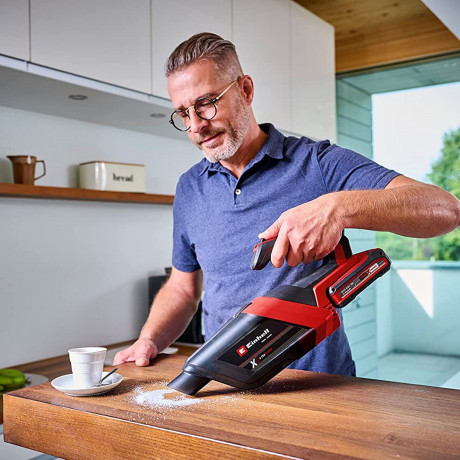 Einhell Einhell Akku-Hand-und Stielstaubsauger Akku-Handstaubsauger TE-HV 18/06 Li inkl. Starter Kit 2,0 Ah Akku und, Fassungsvermogen 600 ml Беспроводной ручной пылесос Einhell Беспроводной ручной пылесос TE-HV 18/06 Li, включая стартовый комплект, акку