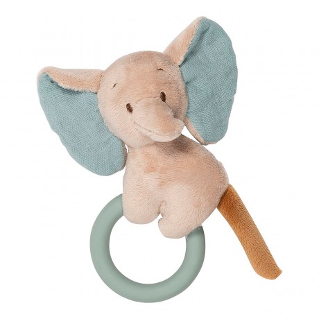 Nattou LUNA  AXEL Beissring mit Silikone Axel elefant Прорезыватель для зубов LUNA AXEL с силиконовым слоником Axel